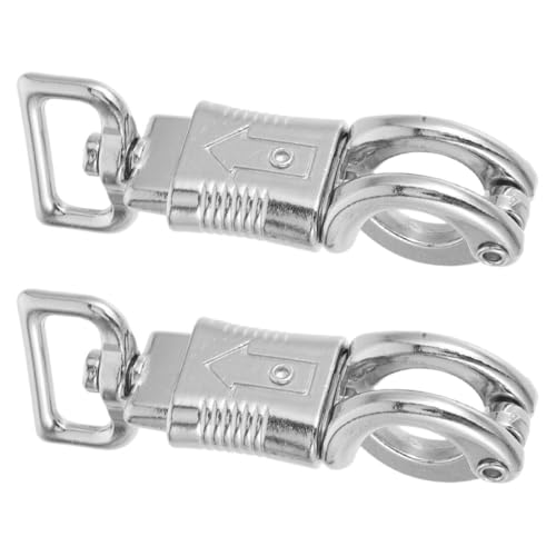 DECORNIJIA 2stücke Metallkarabinerhaken Mit Federöffnung Zinklegierung Für Reitsport Schnelles Anbringen Und Lösen Sicherer Verschluss Für Pferdegeschirr Outdoor-Haken von DECORNIJIA