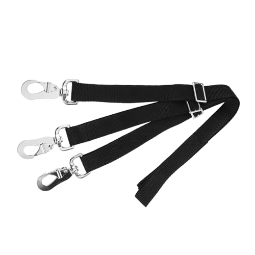 DECORNIJIA 3 Stück Verstellbare Pferde Eimer Fixiergurte aus Metall und Nylon Langlebige Aufhängeseile für Futter und Wasserbehälter Stabile Halterung für und Heunetzbefestigung von DECORNIJIA
