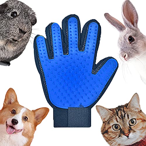 DEEDPF Handschuh für Haustiere, Reinigungsbürste, Handschuh für Haustiere, Massagehandschuh, langes Haar, kurzes Haar, Katze, Hund, Meerschweinchen, Pferd, Kaninchen, Schönheit zur Haarentfernung von DEEDPF