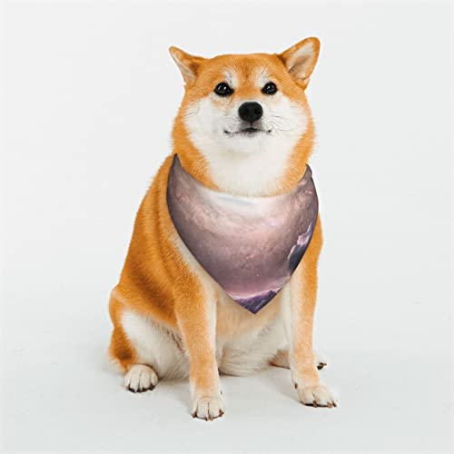 Galaxy Cloud Hundehalstuch, weich, wendbar, dreieckig, waschbar, verstellbar, Sommertuch für kleine bis große Hunde Galaxy Cloud Hundehalstuch, weich, wendbar, dreieckig, waschbar, verstellbar, Sommertuch für kleine bis große Hunde von DEHIWI