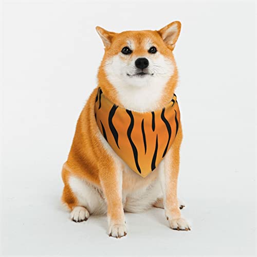 Hundehalstuch, Leopardenmuster, weich, wendbar, dreieckig, waschbar, verstellbar, Sommertuch für kleine bis große Hunde Hundehalstuch, Leopardenmuster, weich, wendbar, dreieckig, waschbar, verstellbar, Sommertuch für kleine bis große Hunde von DEHIWI