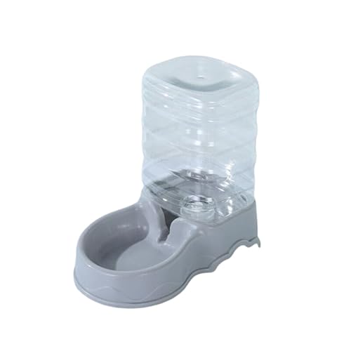 3,8 l Futterspender für Haustiere, Wasserbrunnen und Trinknapf, automatischer Futterspender für Katzen und Hunde, grauer Wasserspender 3,8 l Futterspender für Haustiere, Wasserbrunnen und Trinknapf, automatischer Futterspender für Katzen und Hunde, grauer Wasserspender von DEJIN