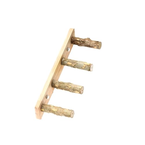 4/6 Stufen, Holzleiter, interaktives Vogel-/Papageienspielzeug, Leiter für Hamsterkäfig, Schleifstab, Kletterspielzeug, Vogelzubehör, Holz, 4 Stufen 4/6 Stufen, Holzleiter, interaktives Vogel-/Papageienspielzeug, Leiter für Hamsterkäfig, Schleifstab, Kletterspielzeug, Vogelzubehör, Holz, 4 Stufen von DEJIN
