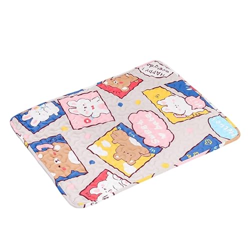 DEJIN Feuchtigkeitsbeständige Bodenmatte für Hunde, Sofakissen, Katzen-Schlafmatte, atmungsaktiv, Tiere, Größe M, 50 x 40 cm von DEJIN