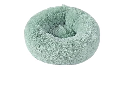 DEJIN Plüsch-Haustiernest, Winter-Katzennest, Hundenest, warm, abnehmbar und waschbar, rundes Katzennest, Haustierbett, saisonale universelle Dekoration, grün, 40 cm DEJIN Plüsch-Haustiernest, Winter-Katzennest, Hundenest, warm, abnehmbar und waschbar, rundes Katzennest, Haustierbett, saisonale universelle Dekoration, grün, 40 cm von DEJIN