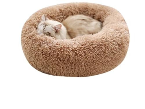 DEJIN Plüsch Winternest für Katzen und Hunde, warm, abnehmbar, waschbar, universelle Saisonale Dekoration, Khaki, 40cm DEJIN Plüsch Winternest für Katzen und Hunde, warm, abnehmbar, waschbar, universelle Saisonale Dekoration, Khaki, 40cm von DEJIN