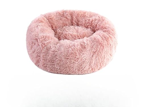 DEJIN Winter Plüsch Katzennest für Katzen und Hunde - Warm abnehmbar und waschbar - Rundes Katzenbett - Saisonale Dekoration Universal - Rosa 40 cm DEJIN Winter Plüsch Katzennest für Katzen und Hunde - Warm abnehmbar und waschbar - Rundes Katzenbett - Saisonale Dekoration Universal - Rosa 40 cm von DEJIN
