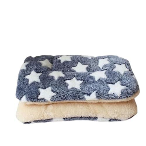 Flanell-Haustiermatte, Hundebett, Katzenbett, dicke Schlafmatte, Hundedecke, Matte für Welpen, Kätzchen, Haustierbett für kleine, große Hunde, Haustierbedarf, 47 x 33 cm Flanell-Haustiermatte, Hundebett, Katzenbett, dicke Schlafmatte, Hundedecke, Matte für Welpen, Kätzchen, Haustierbett für kleine, große Hunde, Haustierbedarf, 47 x 33 cm von DEJIN