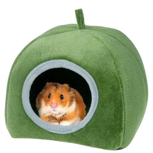 Hamsterhaus, Meerschweinchenkäfig, Baumwollhaus, Kleintiernest, Winter, warmes Haustierbett für Igel, Grün Hamsterhaus, Meerschweinchenkäfig, Baumwollhaus, Kleintiernest, Winter, warmes Haustierbett für Igel, Grün von DEJIN