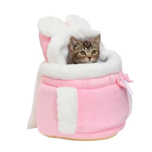 Haustier-Tragetasche, für den Winter, für kleine Hunde, Katzennest, Zuhause, L-Anzug 3–5 kg von DEJIN