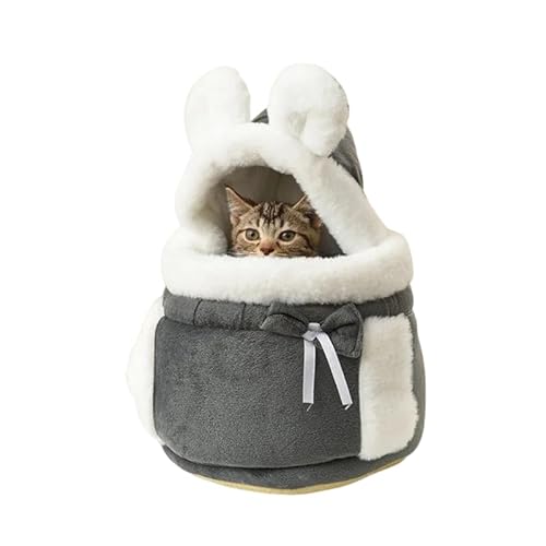 Haustier-Tragetasche, für den Winter, für kleine Hunde, Katzennest, Zuhause, L-Anzug 3–5 kg von DEJIN