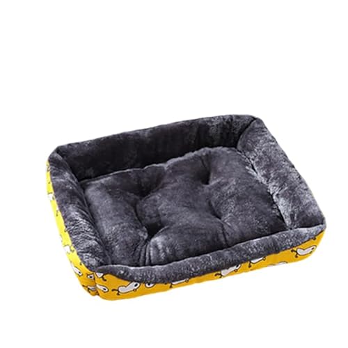 Hundebett, Sofa, Matten, Haustierprodukte, Tierzubehör, Hundekorb für große, mittelgroße und kleine Hauskatzen, Gelb Hundebett, Sofa, Matten, Haustierprodukte, Tierzubehör, Hundekorb für große, mittelgroße und kleine Hauskatzen, Gelb von DEJIN