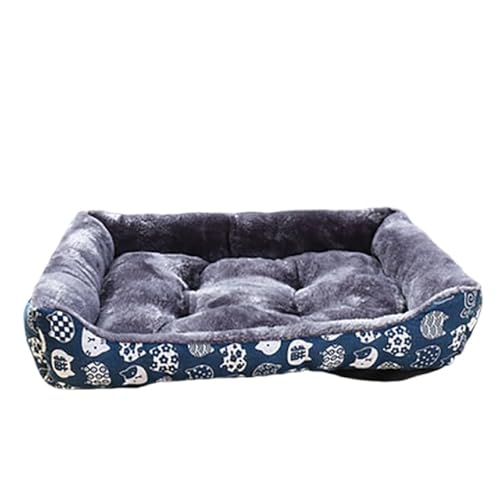 Hundebett, Sofamatten, Haustierprodukte, Tierzubehör, Hundekorb für große, mittelgroße und kleine Hauskatzen, Blau, XXL, 80 x 70 cm Hundebett, Sofamatten, Haustierprodukte, Tierzubehör, Hundekorb für große, mittelgroße und kleine Hauskatzen, Blau, XXL, 80 x 70 cm von DEJIN