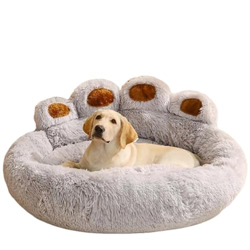 Hundebett für große Haustiere, kleine Sofakörbe, Haustiermatte, Katzenbedarf, Deckenzubehör, Hellgrau, S 50 cm, M 60 cm, L 70 cm von DEJIN