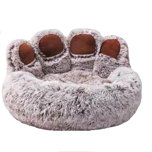 Hundebett für große Haustiere, kleine Sofakörbe, Haustiermatte, Katzenzubehör, Decken-Zubehör, Farbverlauf, Kaffee, L 70 cm Hundebett für große Haustiere, kleine Sofakörbe, Haustiermatte, Katzenzubehör, Decken-Zubehör, Farbverlauf, Kaffee, L 70 cm von DEJIN