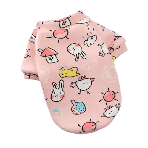 Kapuzenpullover für Hunde, Welpen und Katzen, warme Winterkleidung für Haustiere, Huhn, Rosa Kapuzenpullover für Hunde, Welpen und Katzen, warme Winterkleidung für Haustiere, Huhn, Rosa von DEJIN