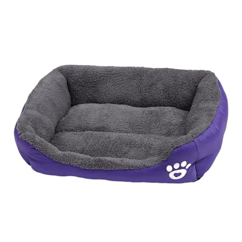 Katzen- und Hundebett, quadratisch, Plüschhütte, Sommer, waschbar, Katzenmatte, Matratze, mittelgroße und große Hunde, Haustierbedarf, Größe M Katzen- und Hundebett, quadratisch, Plüschhütte, Sommer, waschbar, Katzenmatte, Matratze, mittelgroße und große Hunde, Haustierbedarf, Größe M von DEJIN