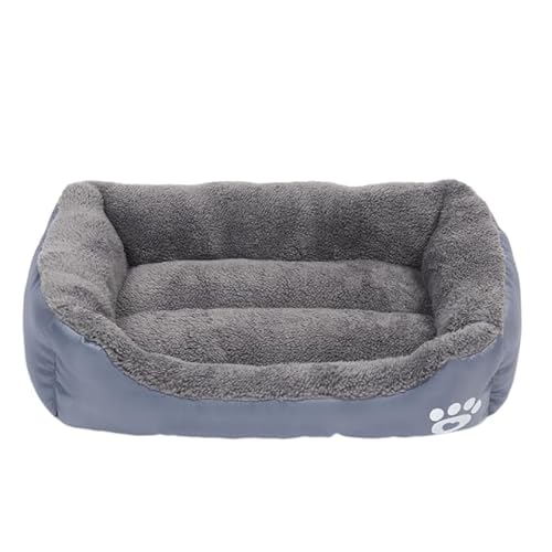 Katzen- und Hundebett, quadratisch, Plüschhütte, Sommer, waschbar, Katzenmatte, Matratze, mittelgroße und große Hunde Katzen- und Hundebett, quadratisch, Plüschhütte, Sommer, waschbar, Katzenmatte, Matratze, mittelgroße und große Hunde von DEJIN