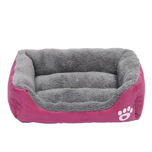 Katzen- und Hundebett, quadratisch, Plüschhütte, Sommer, waschbar, Katzenmatte, Matratze, mittelgroße und große Hunde Katzen- und Hundebett, quadratisch, Plüschhütte, Sommer, waschbar, Katzenmatte, Matratze, mittelgroße und große Hunde von DEJIN