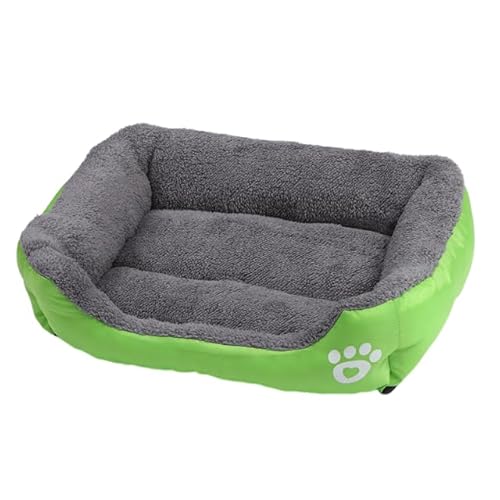 Katzen- und Hundebett, quadratisch, Plüschhütte, Sommer, waschbar, Katzenmatte, Matratze, mittelgroße und große Hunde Katzen- und Hundebett, quadratisch, Plüschhütte, Sommer, waschbar, Katzenmatte, Matratze, mittelgroße und große Hunde von DEJIN