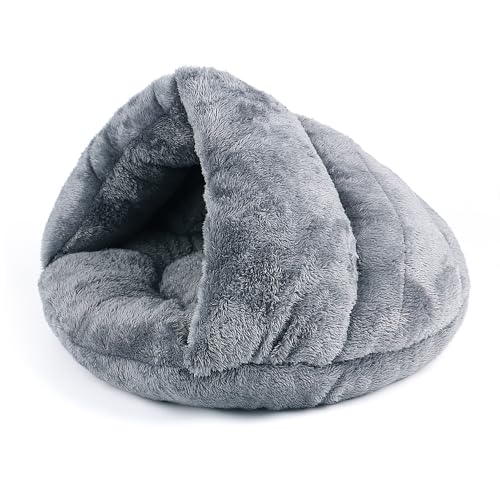 Katzenbett, Kätzchennest, Welpenschlafhaus, Zeltmatte, Haustierzubehör, Grau, Größe S Katzenbett, Kätzchennest, Welpenschlafhaus, Zeltmatte, Haustierzubehör, Grau, Größe S von DEJIN