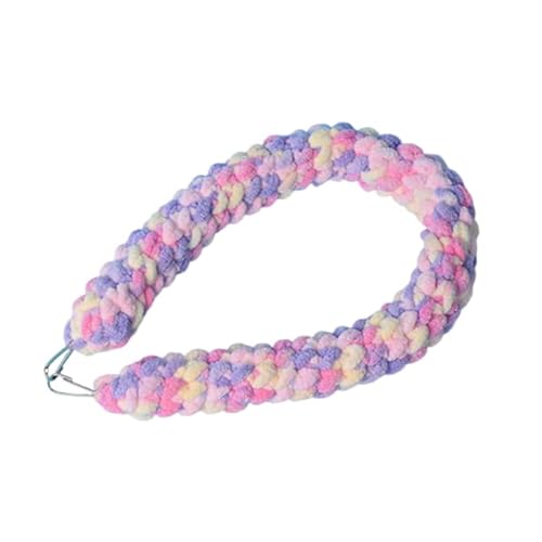 Kletterseil für Papageien, 60 cm, Hamsterschaukel, Spielzeug, hängend, geflochtenes Vogel-Kauseil, Zuckergleiter, Haustierständer, Training, mehrfarbig, M Kletterseil für Papageien, 60 cm, Hamsterschaukel, Spielzeug, hängend, geflochtenes Vogel-Kauseil, Zuckergleiter, Haustierständer, Training, mehrfarbig, M von DEJIN