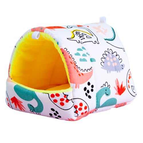 Mini-Käfig Meerschweinchennest Kleintier Mäuse Ratten Haustier Schlafbett Haus Winter Warm Weiche Matte von DEJIN