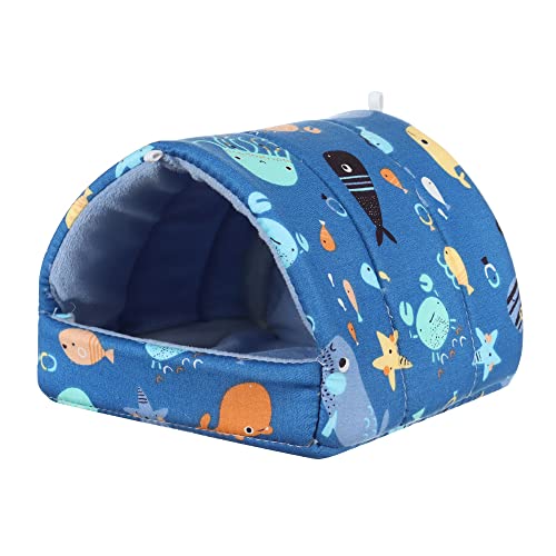 Mini-Käfig Meerschweinchennest Kleintier Mäuse Ratten Haustier Schlafbett Haus Winter Warm Weiche Matte Mini-Käfig Meerschweinchennest Kleintier Mäuse Ratten Haustier Schlafbett Haus Winter Warm Weiche Matte von DEJIN