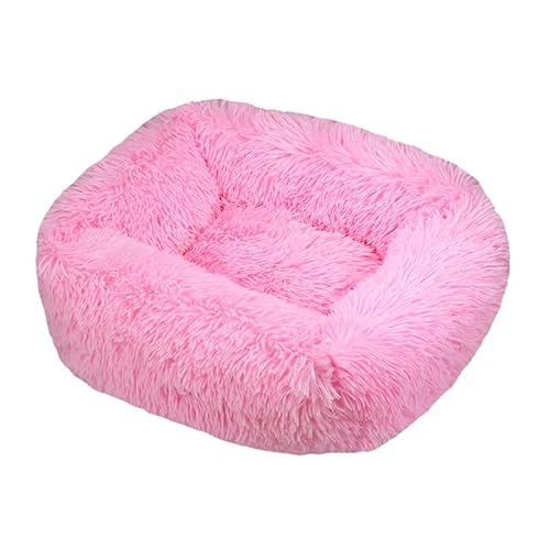 Rechteckiges Plüsch-Hundebett, warm, für den Winter, für kleine und mittelgroße Haustiere, Sofacama, Katzenkissen, Sofa-Zubehör, Rosa Rechteckiges Plüsch-Hundebett, warm, für den Winter, für kleine und mittelgroße Haustiere, Sofacama, Katzenkissen, Sofa-Zubehör, Rosa von DEJIN