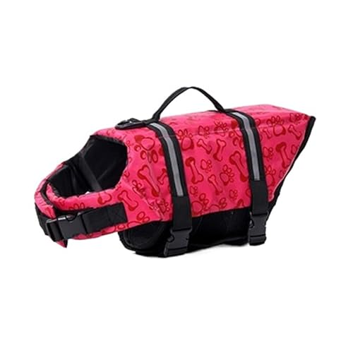 Sommer-Schwimmweste für Hunde, reflektierend, verstellbar, für große Hunde, Sicherheitsweste, Surfen, Segelboot, verbesserter Auftrieb, Haustier-Schwimmwesten von DEJIN