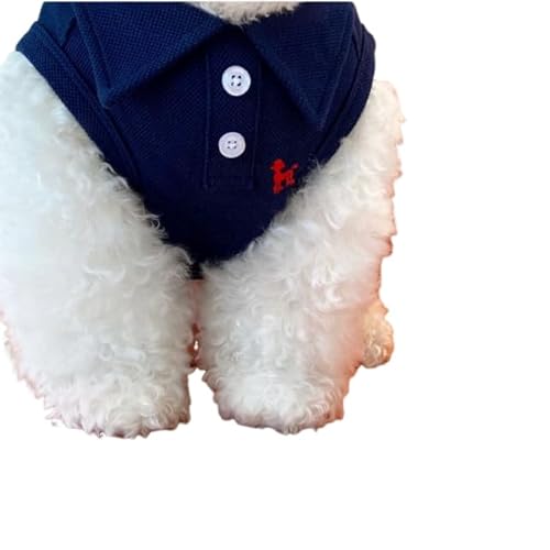 Sommerhemd für Hunde, Welpen, Kleidung, gestreift, Sweatshirt, Kühlweste für kleine und mittelgroße Hunde, Blau-1 Sommerhemd für Hunde, Welpen, Kleidung, gestreift, Sweatshirt, Kühlweste für kleine und mittelgroße Hunde, Blau-1 von DEJIN