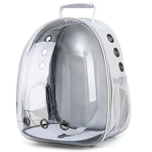Tragetasche für Haustiere, atmungsaktiv, tragbar, transparent, für Welpen, Hunde, Katzen, Transport-Tragetasche, Kapseltaschen von DEJIN
