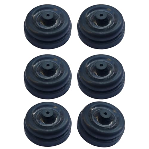 DEKKRYNFV 6pcs Fishtanks Sauerstoffpumpen Membran Ersatz Teil Weicher Gummi Silikon Tasse Aquarien Luftpumpen Zubehör Gummiemembran Luftteil Luftteil von DEKKRYNFV