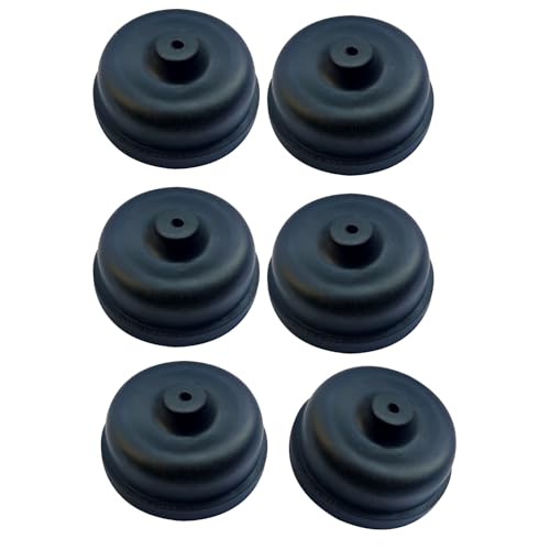 DEKKRYNFV 6pcs Fishtanks Sauerstoffpumpen Membran Ersatz Teil Weicher Gummi Silikon Tasse Aquarien Luftpumpen Zubehör Gummiemembran Luftteil Luftteil von DEKKRYNFV
