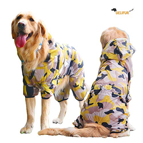 Delifur Hunde-Kostüm mit Sonnenschutz für den Sommer, UV-beständig, für große Hunde, Haustiere, 4 Beine, Sonnenschutz-Kostüm, 7XL von DELIFUR