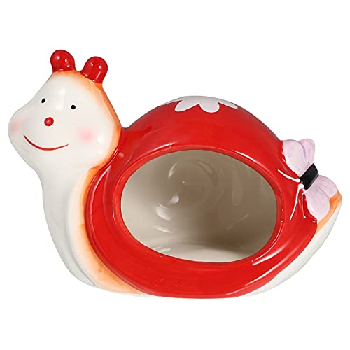 Hamster-Verstecknest aus Keramik, schneckenförmig, Hamster-Bettwäsche, Versteck, Kleintier, Badehöhle, Kühlbett for Kleintiere, Zuckergleiter, Eichhörnchen Hamster-Verstecknest aus Keramik, schneckenförmig, Hamster-Bettwäsche, Versteck, Kleintier, Badehöhle, Kühlbett for Kleintiere, Zuckergleiter, Eichhörnchen von DELURA