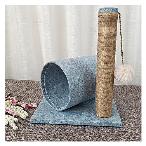 Katzenkratzbaum, Katzen-Klettergerüst, Katzenbaumturm, Eigentumswohnung, Kratzbaum for Katzen, Möbel, Haustierspielzeug, Haustierprodukte Einfach zu montieren (Size : Light Blue) von DELURA