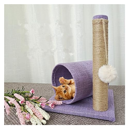Katzenkratzbaum, Katzen-Klettergerüst, Katzenbaumturm, Eigentumswohnung, Kratzbaum for Katzen, Möbel, Haustierspielzeug, Haustierprodukte Einfach zu montieren (Size : Ungu) von DELURA