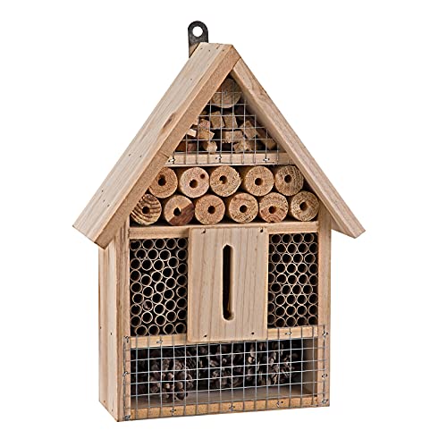 DEMA Holz Insektenhotel Insektenhaus Insekten Bienen Falter Käfer Brutkasten Nistkasten von DEMA