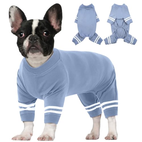 DENTRUN Hunde Pyjama, Jumpsuit für kleine Hunde, Hund Overall, Hundepullover, Hunde-Schlafanzug, Warm und Gemütlich Pyjama Hund, Vierbeinig Hundepullover DENTRUN Hunde Pyjama, Jumpsuit für kleine Hunde, Hund Overall, Hundepullover, Hunde-Schlafanzug, Warm und Gemütlich Pyjama Hund, Vierbeinig Hundepullover von DENTRUN