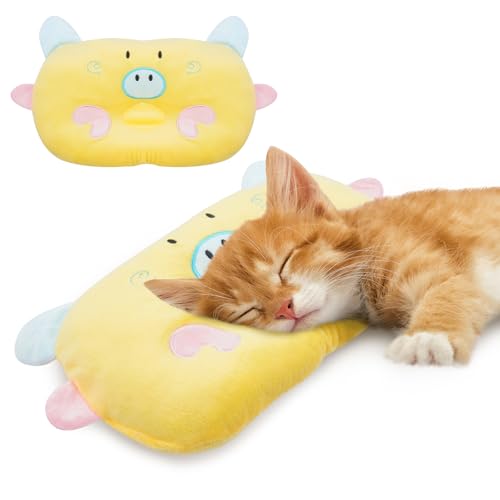 DENTRUN Kissen für Katzen Nackenkissen, Kissen für Katzen Waschbar, Hundekissen Kleine Hunde Plüschtier Katze Kuscheltier DENTRUN Kissen für Katzen Nackenkissen, Kissen für Katzen Waschbar, Hundekissen Kleine Hunde Plüschtier Katze Kuscheltier von DENTRUN