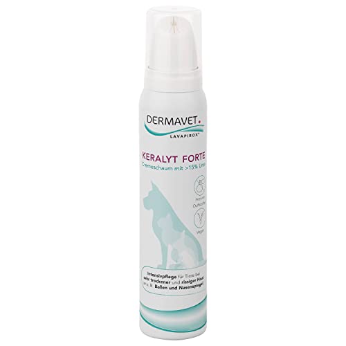 DERMAVET Keralyt Forte 125ml Cremeschaum für Tiere, mit 15% Urea DERMAVET Keralyt Forte 125ml Cremeschaum für Tiere, mit 15% Urea von DERMAVET Lavapirox