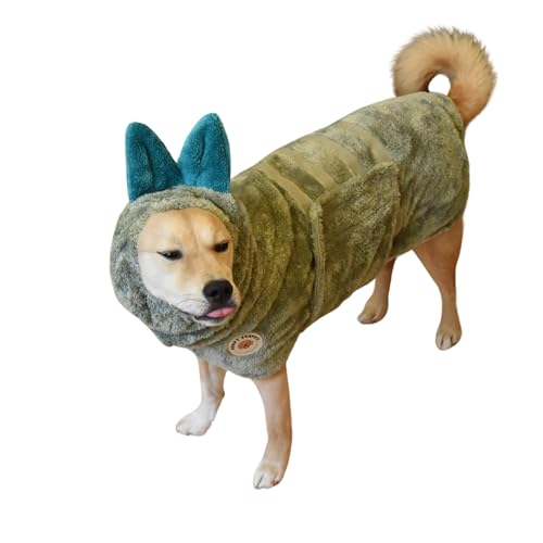 Derpy Chappy Premium Hundehandtuch und Hundebademantel zum Trocknen von Hunden, hergestellt in Korea, super saugfähiges, schnell und verstellbares Mikrofaser-Badetuch für Katzen und Welpen, Bademäntel Derpy Chappy Premium Hundehandtuch und Hundebademantel zum Trocknen von Hunden, hergestellt in Korea, super saugfähiges, schnell und verstellbares Mikrofaser-Badetuch für Katzen und Welpen, Bademäntel von DERPYCHAPPY