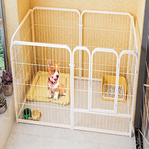 Hundezaun im Freien, Hundezaun, Zaun für Welpen und Haustiere, geeignet für kleine und mittelgroße Hundesportzaun, Innenzaun, für Hof, Camping, Hundezaun, Metallbarriere (Größe: 80 x 70 x 140 cm) Warm Hundezaun im Freien, Hundezaun, Zaun für Welpen und Haustiere, geeignet für kleine und mittelgroße Hundesportzaun, Innenzaun, für Hof, Camping, Hundezaun, Metallbarriere (Größe: 80 x 70 x 140 cm) Warm von DEUYO