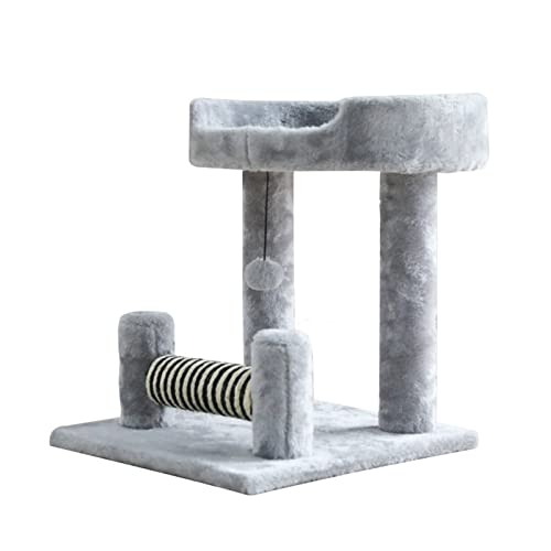 Kratzbaum, Katzen-Klettergerüst, kleine multifunktionale, doppelschichtige Plattform, Katzen-Kuschelstab, Sisal-Hanf-Katzengreifstange, Katzen-Kletterbaum Warm as Ever Kratzbaum, Katzen-Klettergerüst, kleine multifunktionale, doppelschichtige Plattform, Katzen-Kuschelstab, Sisal-Hanf-Katzengreifstange, Katzen-Kletterbaum Warm as Ever von DEUYO
