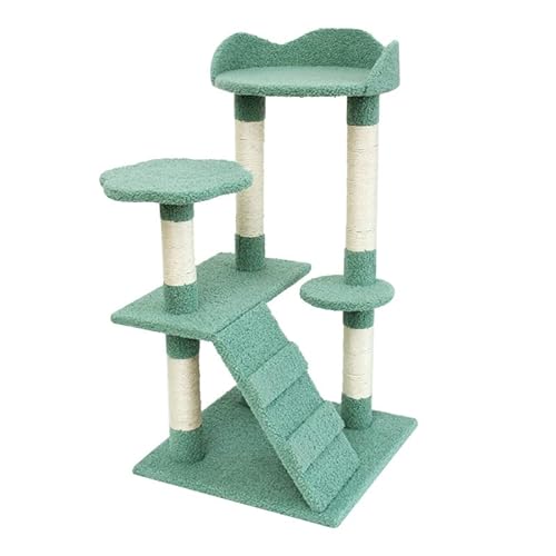 Kratzbaum Green Castle Katzenklettergerüst Katzenstreu Katzenbaum Eine Katzenkratzsäule belegt Nicht den Boden Hochhaus-Sprungplattform Katzenzubehör Katzenkletterbaum Warm as Ever Kratzbaum Green Castle Katzenklettergerüst Katzenstreu Katzenbaum Eine Katzenkratzsäule belegt Nicht den Boden Hochhaus-Sprungplattform Katzenzubehör Katzenkletterbaum Warm as Ever von DEUYO