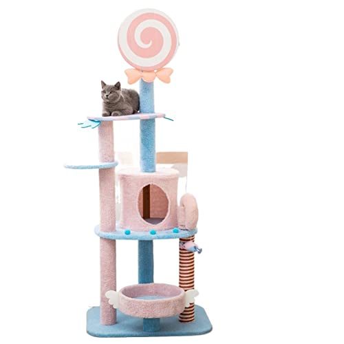 Kratzbaum beherbergt mehrschichtiges Haustier-Katzen-Sisal-Klettergerüst, Streifenpfosten für Katzen, Lollipop-Baum, Katzenturm, rosa, mit weichem Fleece-Tuch. Produktdetails Warm as Ever Kratzbaum beherbergt mehrschichtiges Haustier-Katzen-Sisal-Klettergerüst, Streifenpfosten für Katzen, Lollipop-Baum, Katzenturm, rosa, mit weichem Fleece-Tuch. Produktdetails Warm as Ever von DEUYO