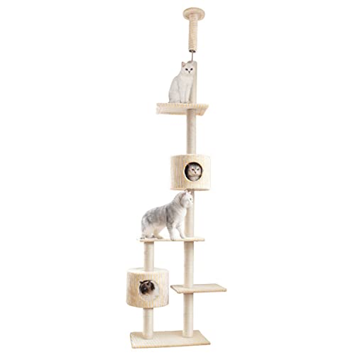 Kratzbaum beherbergt vom Boden bis zur Decke reichende Katze, solides Klettergerüst mit verstellbarem Nest, Sisalseil, Kratzbaum, Haustierbedarf, Plüsch-Katzenbaum Warm as Ever Kratzbaum beherbergt vom Boden bis zur Decke reichende Katze, solides Klettergerüst mit verstellbarem Nest, Sisalseil, Kratzbaum, Haustierbedarf, Plüsch-Katzenbaum Warm as Ever von DEUYO