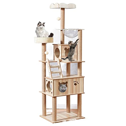 Kratzbaumhäuser, Katzenklettergerüst, Sisalseil, Katzenschaber, Spielstruktur für Katzen, knirschende Pfoten, Spielzeug, Katzentrampolin, Nest, Katzenspielzeug, verschleißfest Warm as Ever Kratzbaumhäuser, Katzenklettergerüst, Sisalseil, Katzenschaber, Spielstruktur für Katzen, knirschende Pfoten, Spielzeug, Katzentrampolin, Nest, Katzenspielzeug, verschleißfest Warm as Ever von DEUYO