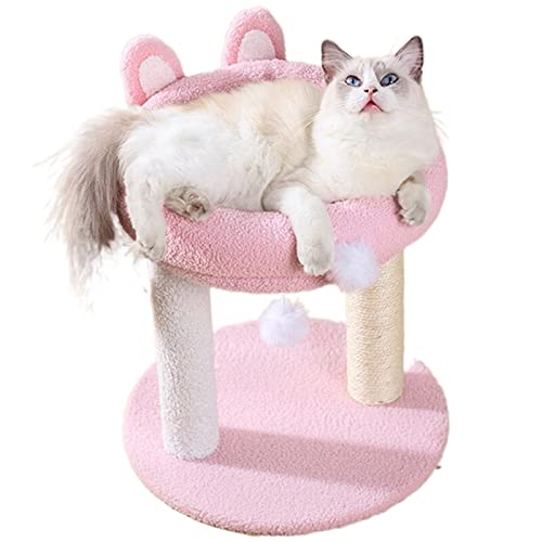 Kratzbaumhäuser, Katzenklettergerüst, dreilagig, Katzenbaumhaus, Kaninchenohr-Katzenkratzer, niedliches Katzenkratzbrett mit Wollball, Spielzeug für Mobile Haustiere Warm as Ever Kratzbaumhäuser, Katzenklettergerüst, dreilagig, Katzenbaumhaus, Kaninchenohr-Katzenkratzer, niedliches Katzenkratzbrett mit Wollball, Spielzeug für Mobile Haustiere Warm as Ever von DEUYO